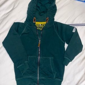 Joules green hoody sweatshirt size 7-8